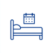 Home bed icon